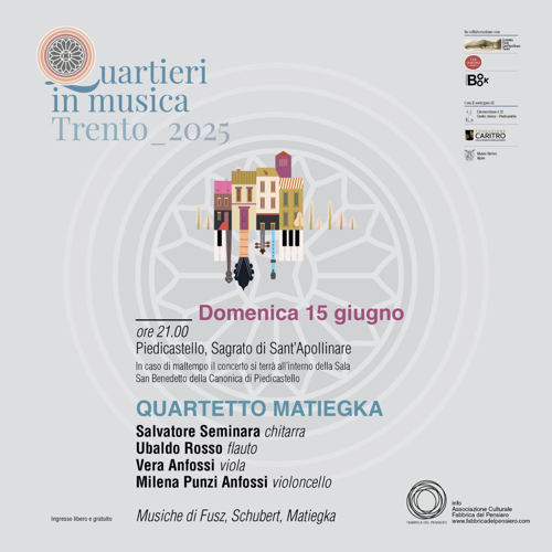 QUARTETTO MATIEGKA - Quartieri in musica